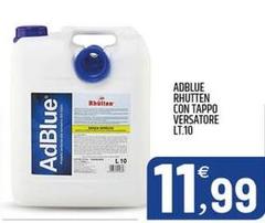 AdBlue - Adblue Rhutten Con Tappo Versatore Lt.10