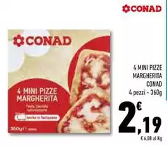 Conad - 4 Mini Pizze Margherita