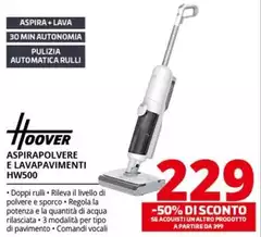 Hoover - Aspirapolvere E Lavapavimenti HW500