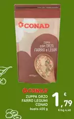 Conad - Zuppa Orzo Farro Legumi