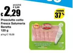 Beretta - Prosciutto Cotto Fresca Salumeria Beretta - Prosciutto Cotto Fresca Salumeria