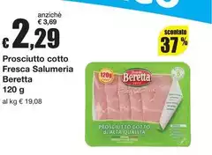 Beretta - Prosciutto Cotto Fresca Salumeria Beretta - Prosciutto Cotto Fresca Salumeria