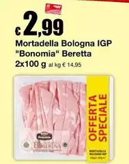 Beretta - Mortadella Bologna IGP "Bonomia" Beretta - Mortadella Bologna IGP "Bonomia"