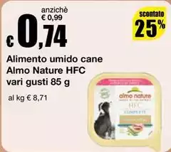 Almo Nature - Alimento Umido Cane HFC