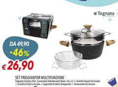 Tognana - Set Friggivapor Multifunzione Tognana - Set Friggivapor Multifunzione