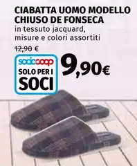 Jacquard - Ciabatta Uomo Modello Chiuso De Fonseca