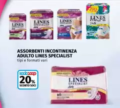 Lines - Assorbenti Incontinenza Adulto Specialist