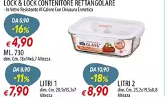 Lock & Lock - Contenitore Rettangolare