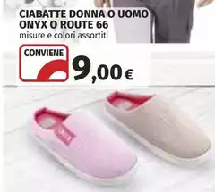 Onyx - Ciabatte Donna O Uomo  O Route 66