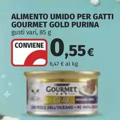 Gourmet Purina - Alimento Umido Per Gatti Gold