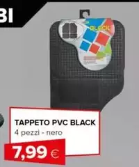 Tappeto Pvc Black