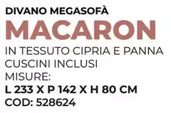 Macaron Divano Megasofá