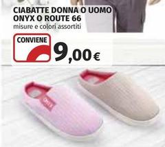 Onyx - Ciabatte Donna O Uomo  O Route 66