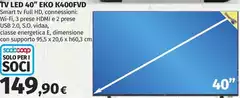 Eko - Tv Led 40" K400FVD