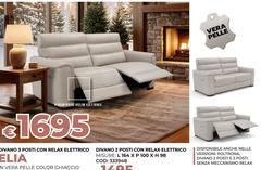 Vera - Divano 3 Posti Con Relax Elettrico
