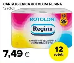 Regina - Carta Igienica Rotoloni