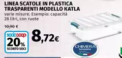 Linea Scatole In Plastica Trasparenti Modello Katla