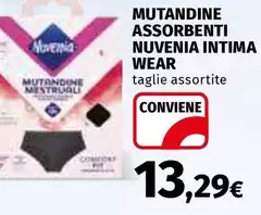 Nuvenia - Mutandine Assorbenti Intima Nuvenia - Mutandine Assorbenti Intima