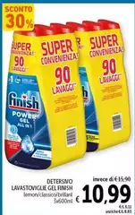 Finish - Detersivo Lavastoviglie Gel