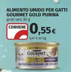 Gourmet Purina - Alimento Umido Per Gatti Gold