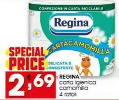 Regina - Carta Igienica Camomilla