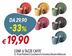 Excelsa - Conf. 6 Tazze Caffe'