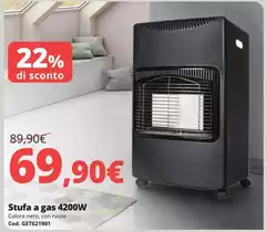 Stufa A Gas 4200w