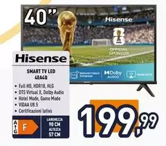 Hisense - Smart Tv Led 40A4Q Hisense - Smart Tv Led 40A4Q