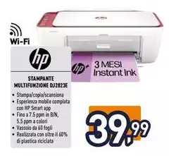 HP - Stampante Multifunzione DJ2823E