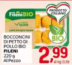 Fileni - Bocconcini Di Petto Di Pollo Bio Fileni - Bocconcini Di Petto Di Pollo Bio