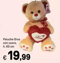 Cuore - Peluche Orso Con Cuore - Peluche Orso Con