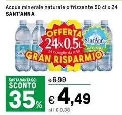 Sant'anna - Acqua Minerale Naturale O Frizzante