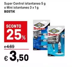 Bostik - Super Control Istantaneo O Mini Istantaneo Bostik - Super Control Istantaneo O Mini Istantaneo
