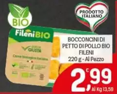 Fileni - Bocconcini Di Petto Di Pollo Bio Fileni - Bocconcini Di Petto Di Pollo Bio