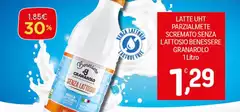 Granarolo - Latte UHT Parzialmete Scremato Senza Lattosio Benessere