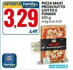 Maxi - Pizza  Prosciutto Cotto E Funghi