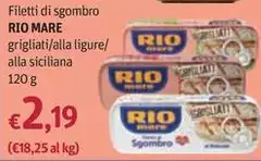 Rio Mare - Filetti Di Sgombro Grigliati/Alla Ligure/Alla Siciliana