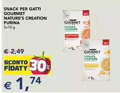 Gourmet Purina - Snack Per Gatti Nature's Creation