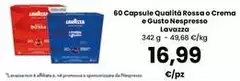 Lavazza - 60 Capsule Qualità Rossa O Crema E Gusto Nespresso