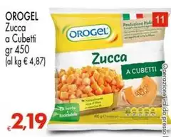 Orogel - Zucca A Cubetti