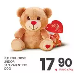 Lindor - Peluche Orso San Valentino Lindor - Peluche Orso San Valentino