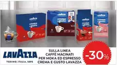 Lavazza - Sulla Linea Caffè Macinati Per Moka Ed Espresso Crema E Gusto