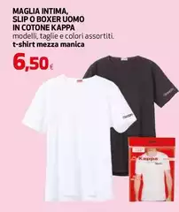 Kappa - Maglia Intima, Slip O Boxer Uomo In Cotone