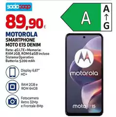 Motorola - Smartphone Moto E15 Denim Motorola - Smartphone Moto E15 Denim