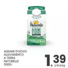 Le Naturelle - Albume D'Uovo Allevamento A Terra