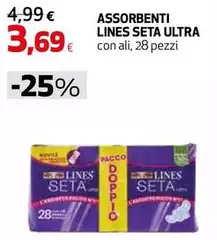 Lines - Assorbenti Seta Ultra