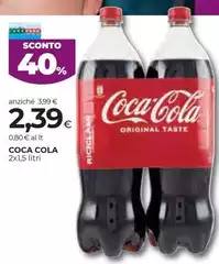 Coca Cola - 2x1.5 Litri Coca Cola - 2x1.5 Litri