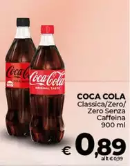 Coca Cola - Classica/Zero/Zero Senza Caffeina Coca Cola - Classica/Zero/Zero Senza Caffeina