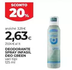 Infasil - Deodorante Spray Deo Green