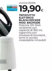 Black & Decker - Tritatutto Elettrico Mod. Bxch120e